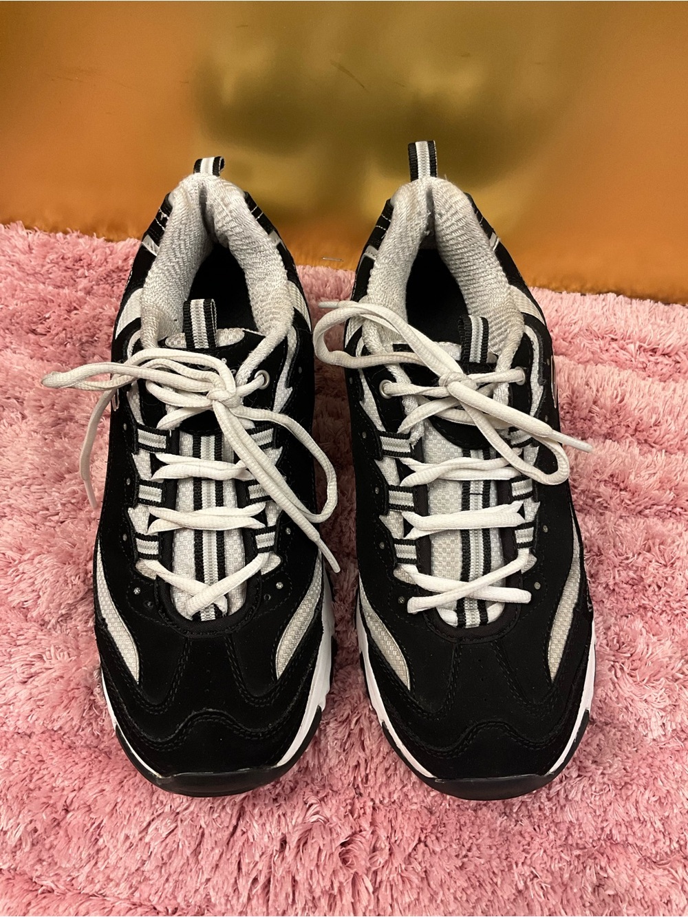 Skechers Black and White Women's Athletic Sneakers